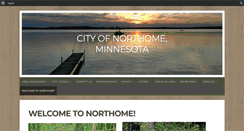 Desktop Screenshot of ci.northome.mn.us